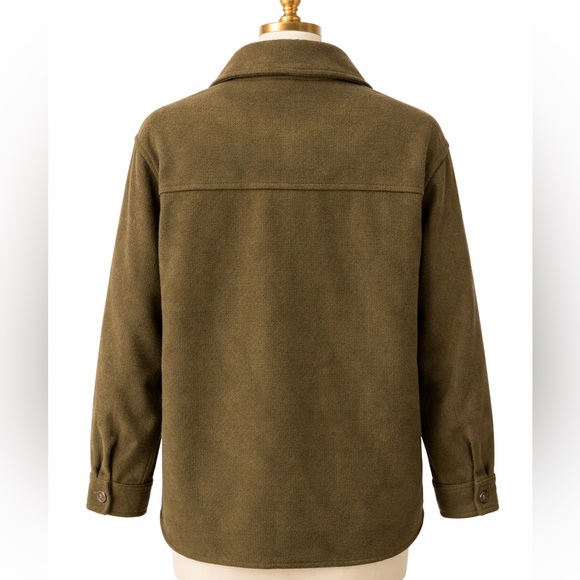 RD Style Green Black Plaid Jacket Shacket Size S New with Tags - Picture 2 of 3